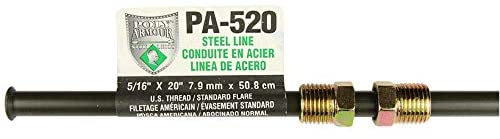 Domestic Poly-Armour PVF Steel Brake/Fuel/Transmission Line 5/16 x 20