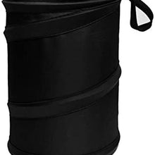 FH Group FH1120BLACK Auto Car Trash Can Portable Collapsible Car Trash Can Waterproof Garbage Container Small, Black Color