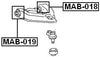 Mb598546 / Mb598546 - Front Arm Bushing Front Upper Arm For Mitsubishi