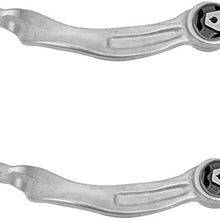 Pair Set 2 Front Forward Suspension Control Arms w/Bushings Meyle HD For BMW E60 E61