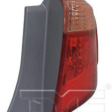 For 2017 Toyota Corolla Tail Light Passenger Side CAPA Certified Bulbs Included TO2805130 - Replaces 81550-02B00 ;CE|L|LE|LE ECO; Halogen