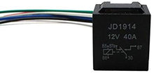 iJDMTOY 5-Pin 12V 40A SPDT Relay Socket Wire For Car Fog Light Daytime Running Lamps etc