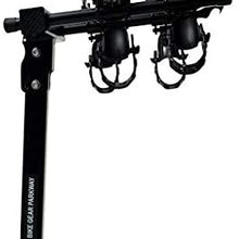 BIKEGEAR Parkway 2-Bike Heavy Duty Hitch Mount Bike Rack Foldable, Heavy Duty for 2" Hitch Receiver for Car Truck SUV Vans and Universal Adjustable Frame Adapter Bar (Weight Capacity Upto 70 lbs)|