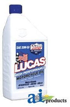 Lucas 20W-50 High Performance Motorcycle Oil Case Part No: A-10700