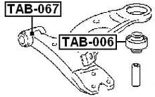 4865520221 - Rear Arm Bushing (for Front Arm) For Toyota