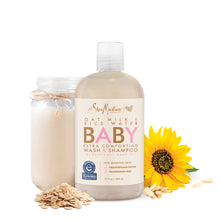 SheaMoisture Baby Wash & Shampoo Oat Milk & Rice Water, 13 oz