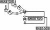 Mr162803 - Arm Bushing (for Upper Control Arm) For Mitsubishi - Febest