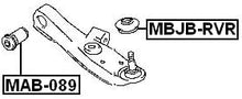 Mr210222 - Front Arm Bushing (for Front Arm) For Mitsubishi - Febest