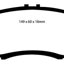 EBC Brakes DP21610 Greenstuff 2000 Series Sport Brake Pad