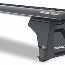 Rhino Rack 2010-2019 Compatible with Mercedes Benz Sprinter NCV3 MWB LWB SWB 2007-2018 Compatible with Volkswagen Crafter 2dr Van Heavy Duty RLTF Black 1 Bar Roof Rack JA7723