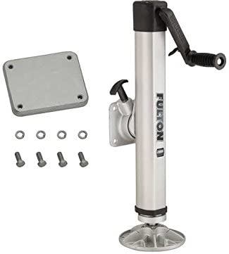 Fulton Marine/Utility 1413200334 F2 Jack Weld-On Swivel with Foot Plate, 2000-Pound