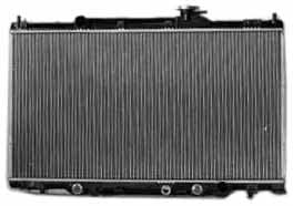 TYC 2744 Compatible with HONDA Element 1-Row Plastic Aluminum Replacement Radiator