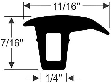 Steele Rubber Products - RV Window Track Weatherstrip - Sold and Priced by The Foot - 70-4298-257