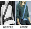 Safety Belt Comfort Seatbelt Adjuster – Safety Tested Seat Belt Adjuster for Adults and Short People, Protects from Cutting Your Neck or Rubbing Your Chest, Universal Fit