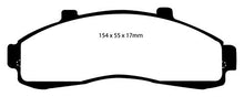 EBC Brakes DP61199 6000 Series Greenstuff Truck and SUV Brake Pad