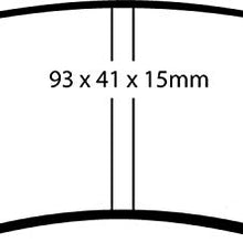 EBC Brakes DP21769 Greenstuff 2000 Series Sport Brake Pad