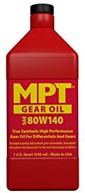 MPT Industries MPT428 Gear Oil 80W140 GL-5-1 Quart Bottle