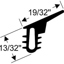 Steele Rubber Products Boat Window Edge Weatherstrip - Sold and Priced by The Foot 70-4077-344