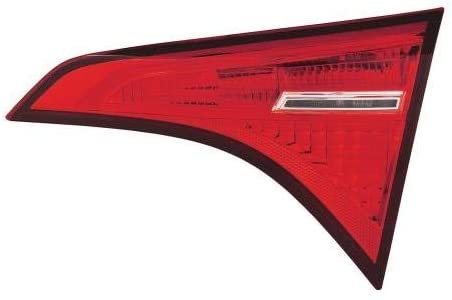 Go-Parts - for 2017 - 2018 Toyota Corolla Tail Light Rear Lamp Assembly Replacement - Right (Passenger) 81580-02A60 TO2803136 Replacement