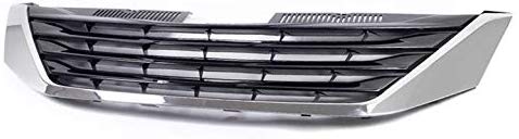 ZMAUTOPARTS OE Style Upper Hood Grille Grill Black/Chrome For 2011-2017 Toyota Sienna