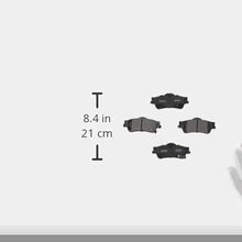 ACDelco 14D1352CH Advantage Ceramic Rear Disc Brake Pad Set