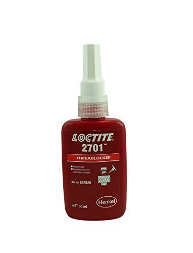 Genuine Henkel Loctite 2701 Maximum Strength - Threadlocking Adhesive - 50 ML