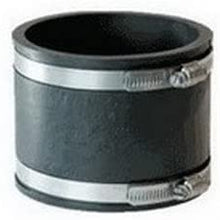 Mission Rubber Flex-Seal MR56 Stainless Steel Sewer Coupling, 6" x 3"