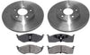 Front Disc Brake Pads & Rotors Kit Set for 00-04 Plymouth Dodge Neon