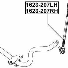 Front Left Stabilizer Link/Sway Bar Link For Mercedes Benz Febest # 1623-207LH 1 Year Warranty