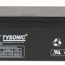 Tysonic LA-TY-12-3.4 Lead Acid Rechargeable Battery, 12 Nominal Voltage, 3.4 Amps, 5.3" L x 2.7" W x 2.4" H, 2.7" Width, 5.3" Length