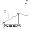 Rear Stabilizer Bushing Kit D20 Febest FDSB-EXPR Oem BB5Z-5A772-A