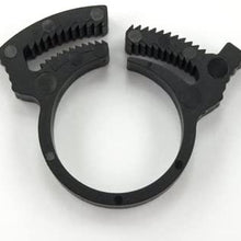 7/8" Heavy Duty Double Gripping Nylon Hose Clamps (0.875"), 225° F / 200 PSI Rated, 10 Pack (Made in USA/UK)