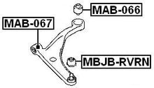 Mr589031 / Mr589031 - Arm Bushing Front Lower Arm For Mitsubishi