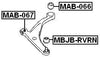 Mr589031 / Mr589031 - Arm Bushing Front Lower Arm For Mitsubishi