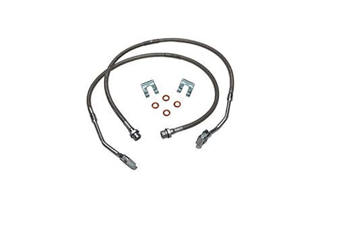 Superlift Suspension | 91355 | Bullet Proof Brake Hoses - Front - 1979-1986 GM Pickup, Blazer, and Suburban with 8-12 inch Lift Kit (Pair)