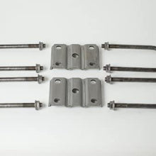 Redline U-Bolt Kit for Mounting 3,500-lb, Round Trailer Axles - 5-1/2" Long U-Bolts