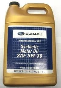 Subaru SOA868V9285 / SOA427V1415 SAE 5W30 Synthetic Motor Oil - 1 Gallon