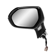 K Source Driver Side Mirror for Toyota Corolla, textured black w/PTM cover, foldaway, Heated Power (70742T)