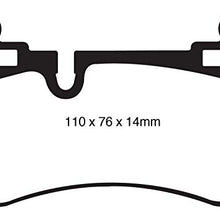 EBC Brakes DP41839R Yellowstuff Street and Track Brake Pad