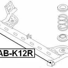 55501Bc64B - Arm Bushing (for Rear Control Arm) For Nissan - Febest