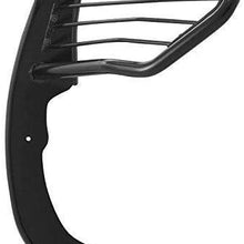Black Horse Off Road 17EB26MA-PLB Black Grille Guard Kit with 7" Black LED Lights Compatible with 1999 2004 Jeep Grand Cherokee