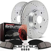 Power Stop K5370 Front Z23 Evolution Brake Kit with Drilled/Slotted Rotors and Ceramic Brake Pads