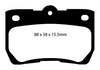 EBC Brakes DP21586 Greenstuff 2000 Series Sport Brake Pad