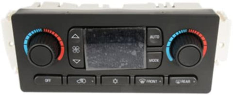 ACDelco 15-73064 GM Original Equipment Heating and Air Conditioning Control Panel with Rear Window Defogger Switch