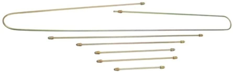 Complete Replacement 6 Piece Steel Brake Line Kit For Vw Bug, Ghia 1967-1968
