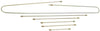 Complete Replacement 6 Piece Steel Brake Line Kit For Vw Bug, Ghia 1967-1968