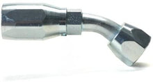 Pacific Customs An #8 45 Degree Steel Hose End Fitting For Cloth Braided Hose On Power Steering Lines