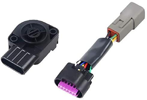 53031575 Throttle Position Sensor TPS AP63427 TPS347 Fits Dodge Ram Cummins 1998-2004 5.9L 2500 3500 Diesel with Pigtail Replaces 56028184AB 53031575AF 53031575AH