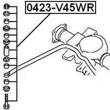 4056A138 - Rear Stabilizer Link / Sway Bar Link For Mitsubishi - Febest