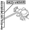 4056A138 - Rear Stabilizer Link / Sway Bar Link For Mitsubishi - Febest